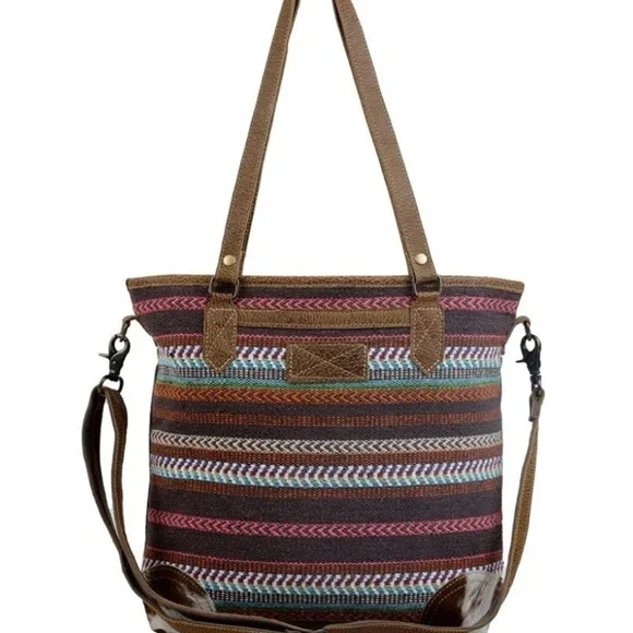 Stylish Multicolor Tote Bag - Picture 4 of 8